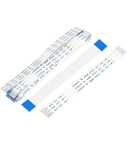 Câble Plat Flexible FFC 20pcs - 18 Broches Pas 1.0mm Longueur 200mm - Pour Électronique