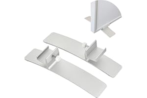 COLDFIGHTING Standfüße für Infrarotheizung, Kleiner Standfüße geeignet für Heizplatten, Flachstrahler - für freistehende Nutzung Elektroheizung, Standfuß Aluminium(2er Pack)