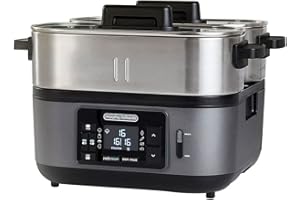 Morphy Richards 470006EE IntelliSteam cuiseur Vapeur Acier Inoxydable, Noir