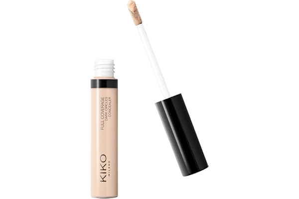KIKO Milano Full Coverage Dark Circles Concealer 02 | Correcteur Liquide Haute Couvrance Pour Le Contour Des Yeux Et Le Visage