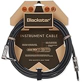 Blackstar Bas/Elektro Gitar/Elektro-Akustik/Klavye/Amp i&ccedil;in 3m (10ft) Enstr&uuml;man Kablosu D&uuml;z &frac14; "Jack to Angle &frac14;" Jack (BSCABLE