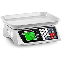Steinberg Systems SBS-PW-301CA Kontrollwaage Marktwaage Preiswaage Digitale Tischwaage Ladenwaage (30 kg / 1 g, LCD…