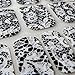 Chix Nails Nail Wraps White Black Lace Designer Fingers Toes Vinyl Foils Minx Trendy Style