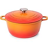 Casserole Dishes with Lid Oven Proof – Non Stick Deep Dutch Oven – Induction Cooking Pot – Oven Safe Aluminium Stockpot – 4L,