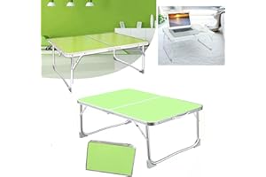 7SEVENJOKERS Folding Table Portable Aluminium Table Indoor and Outdoor Dining Table with Portable Handle for Party/Picnic/Camping/Barbecue/Home Party,Foldable Garden Tables