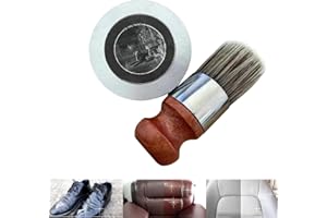 MAFHVV EverGloss Leather &Furniture Repair Salve +Applicator Brush, Carolina Leather Furniture Salve and Brush Deep Leather Conditioner Repair & Polish Set for wood(1set)