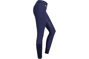 RIDERS CHOICE Pantalon d'équitation pour Femmes avec Fond Complet en Silicone - RidersDeal Collection pour Les Cavaliers