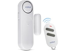 KERUI Allarme Casa Senza Fili, Sensore Porta Super Forte120dB con 3 modalità Sensori Allarme Porte e Finestre Antifurto Casa per Protezione Bambini,Casa,Frigorifero,Negozio
