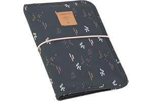 LÄSSIG Borsa per pannolini con fasciatoio e scomparto per le salviette umidificate da portare in viaggio/Changing Pouch Blobs Forest