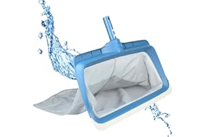 GALYON - Recoge Hojas para Piscinas Fondo - Accesorio para Limpieza de Fondo Piscina - Red Piscina Limpieza - Recogehojas para Piscinas - 35x40x50cm