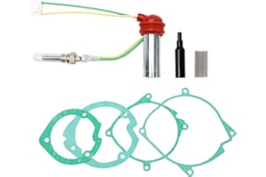 Effitnee Air Diesel Parking Heater 2 KW 5 KW 8 KW Ceramic Glow Plug, 12V Universal Auxiliary Diesel Heater for Car Truck Boat 7PCS Diesel Heater Glow Plug