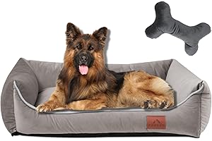 FUUFEE Lux Cama para Perros Extra Grandes | 120x90 cm - Sofá Acogedor, Cómodo y Lavable con Funda Extraíble | Ideal para el Descanso y Relajación de Tu Mascota Grande