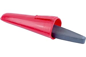 BAUSTER® Wetzstein für die Sense der Gartenscheren geeignet, Länge 230mm, Set ​​ Wetzstein + Kasten, Wetzstein für die Gartengeräte, Hochwertiger Wetzstein für scharfe Rasenmähermesser