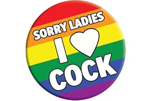 LIMALIMA Funny Novelty Pin Button Badge Gay Pride Accessories Sorry Ladies LGBT Gift