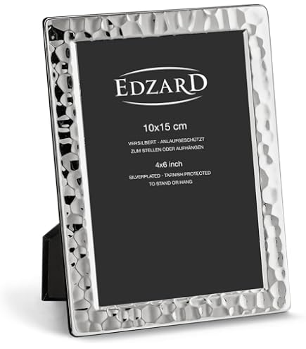 Cornice Foto Edzard Argento 13x18 Cm - Antiossidante, Per Regali E Ricordi - Foto 9