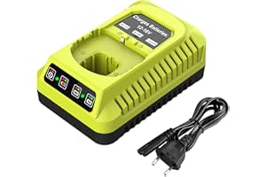 XNJTG P117 18V Cargador de Repuesto para Ryobi 12V~18V Cargado P118 Compatible con Ryobi Batería One+ P108 P107 P104 P105 P102 P103