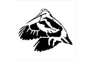 AMA SHOP Adesivo prespaziato Beccaccia | passione caccia | Adesivi per Auto | Sticker per Casco, Moto, Camper | Adesivo in PVC per Decalcomania Parete, Murale