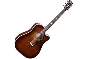 Cort 6 String Acoustic-Electric Guitar, Right Handed, Brown (MR500E BR)