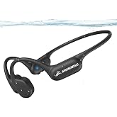 Guudsoud Swimming Headphones, 32GB MP3, Bones Bluetooth 5.4 Headphones | Open Ear Headphones IP68, BT5.4, MP3 32GB. Podcast,