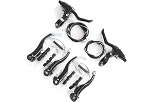 RITOEASYSPORTS Juego de Frenos de Bicicleta Delanteros y Traseros, Aleación de Aluminio, Bicicleta de Montaña, Freno en V, Palanca de Freno de Bicicleta, Juego de Frenos en V para Bicicleta de