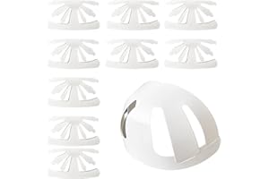 GENERIC Cap Shapers - TRACOMPAN 10 Pcs Baseball Cap Inserts Shape, White Hat Liners, Hat Shaper Insert, Universal Hat Size for Fitted Caps, Sports Hats, Baseball Caps and Home Store Display Stand
