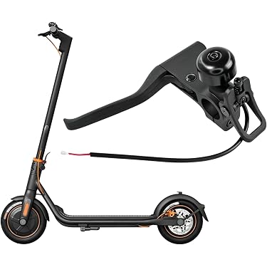 Levier De Frein Gauche Avec Sonnette Pour Ninebot F30/F40 – Alliage Alu, Ergonomique, Antidérapant