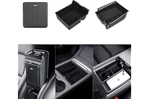 ‎THINSGO ThinsGo Tesla Model Y Model 3 Aufbewahrungsbox Zubehör Konsolenschalen Armlehnen Mittelkonsolen ablage Organizer 2022 2023 Tesla Zubehör-3PCS