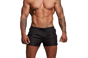 Kfnire Boxers Homme, Maillot de Bain à séchage Rapide Plage de Surf de Surf Shorts de Bain Boxers Slip