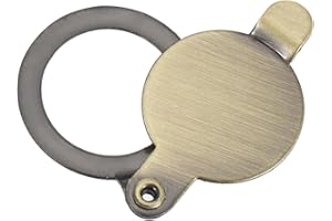 PATIKIL Osłona wizjera 5/20.3 cm, ochrona przed spojrzeniami drzwi wizjer do bezpieczeństwa w domu, apartament, hotel, brąz