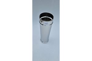 UTILFER Tubo Acciaio Inox 304 AISI 0.5mm x 50 Cm - Diametro Mm 200