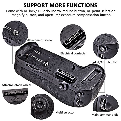 SAMTIAN Appareil Photo Num  rique Professionnel Poign  e de Batterie  BG-2H 