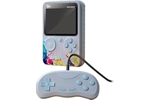 MABENDE Portable Handheld Games Console with 500 Classical Games,Mini Retro Game Player Support for Connecting TV and Two Players,1020mAh Rechargeable Battery, Present for Kids and Adult (Gray)