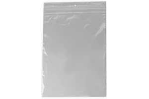 UNIVERS GRAPHIQUE 500 sachets à fermeture zip format 180 x 250 mm 18 x 25 cm pochette zip qualité alimentaire aux normes CEE 50 microns sachet congélation emballage sac solide recyclable avec trou de suspension