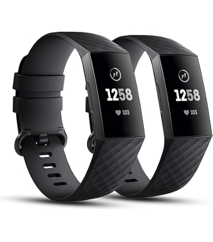 Bracelet Silicone Pour Fitbit Charge 4 Taille S 95-103mm Petit