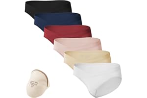 HBselect 6 Pack Womens Maternity Knickers Cotton Pregnancy Panties Under Bump Maternity Underwear