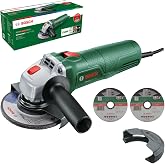 Bosch UniversalGrind 7-125 Small Grinder (750W; with 2 Straight Cutting | Angle Grinder UniversalGrind 7-125