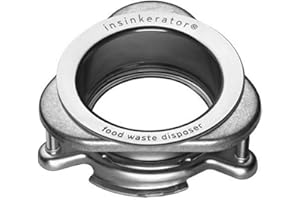 InSinkErator QLM-00 Flangia Quick Lock Disp Mount, acciaio inossidabile, argento, nessuna dimensione