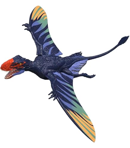 Mattel ​Jurassic World: De Chaostheorie Netflix - Wild Brullende Majungasaurus, Dinosaurusfiguur met constante enorme bijtaanvallen en brullende geluiden, beweegbaar speelgoed en digitaal spel, HTK76