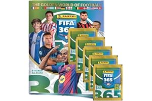 GENERISCH Panini FIFA 365 2026 Stickerkollektion | Starter Bundle | Album + 5 Stickertüten | Offizielles Panini Sammelalbum zur neuen Saison 2026 | Perfekter Einstieg für Sammler & Fußballfans
