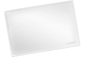 ‎OFFICE POINT GERMANY OFFICEPOINT Schreibunterlage | 60 x 40 cm | Transparente, glasklare Schreibtischunterlage mit glatter Oberfläche für Büro und Arbeitsplatz | abwischbar | Tischauflage (60 x 40 cm)