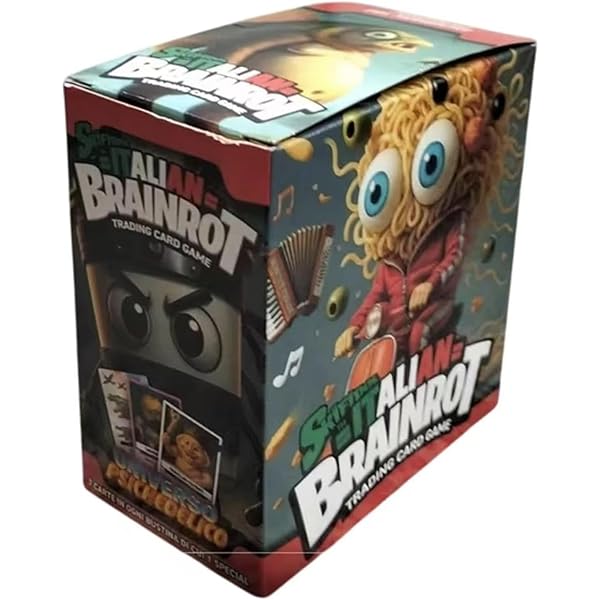 Panini Skifidol Italian Brainrot Sticker 2025 – 10 Tüten | 50 Sticker Sammelspaß