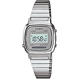 Casio Orologio Digitale Giapponese al Quarzo Donna con Cinturino in Acciaio Inossidabile LA-670W-7D