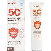 anocin blemish Anti Stain And Skin Tone Synchronizer Sunscreen Cream Spf 50 Anti-Aging 50 ml