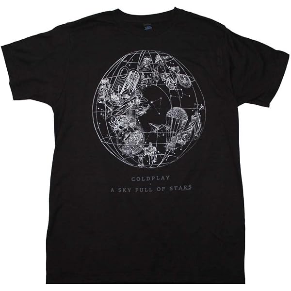 Coldplay Camiseta exclusiva de Moon Music Heart