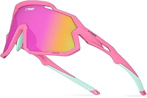 X-TIGER Gafas de ciclismo Gafas deportivas polarizadas UV400 para niños y niñas de 6 a 14 años Gafas de sol para deportes al aire libre