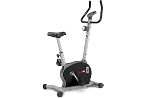 EVERFIT BFK-300 Bicicletta da camera, Sistema di frenaggio magnetico con regolazione manuale dello sforzo su 8 livelli