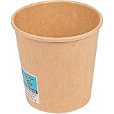 Garcia de Pou 50 Units &ndash; Hot Drinks Glasses 1 Wall 120 ml 230 + 18 PE G/M2 &Oslash;6.2/4.5 x 6 cm Brown Cardboard (232.98)