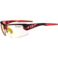 Tifosi Optics Stash Sunglasses Matte Gunmetal Clarion Red Fototec