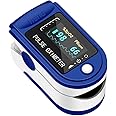 ORILEY Fingertip Pulse Oximeter with OLED Display Blood Oxygen SpO2 Saturation Level, Heart Rate Monitor & Waveform Sensor (OR-OXMTR02)