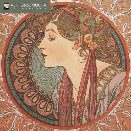 Preisvergleich Produktbild Alphonse Mucha - mini wall calendar 2018 (Art Calendar)